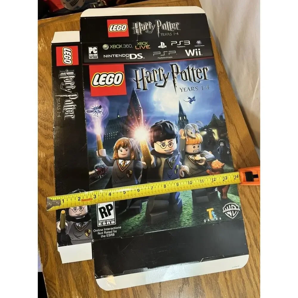 Lego And Xbox Harry Potter Promo Cardboard Box 24”x14”